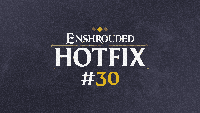 Changelog for Hotfix #30 v.09.0.0